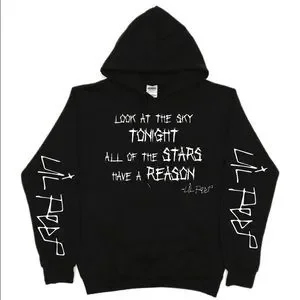 Lil Peep “Look at the Sky Tonight, All The Stars Have a Reason” Pullover  S-5XL